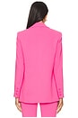 view 3 of 4 Denny Notch Collar Boyfriend Blazer in Wild Pink