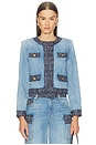 view 1 of 5 Jaqueta jeans cropped Landon in Celine Vintage