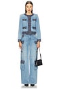 view 4 of 5 Jaqueta jeans cropped Landon in Celine Vintage