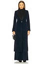 view 2 of 4 Theo Notch Collar Coat in Dark Midnight Blue