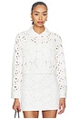 view 2 of 6 Chloe Boxy Cropped Jacket in Off White