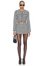 view 5 of 5 BLOUSON FORME CARRÉ DUMONT  in Black & Off White