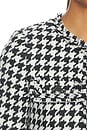 view 6 of 5 BLOUSON FORME CARRÉ DUMONT  in Black & Off White