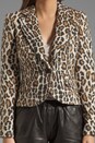 view 4 of 6 Frankie Elbow Patch Blazer in Leopard Print