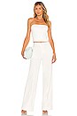 view 4 of 4 Laurel Elastic Cuff Pant in Off White