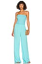 view 4 of 4 Russell Super High Waisted Smocked Pant in Aqua