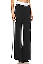 view 2 of 4 Eric Mid Rise Pant with Tux Stripe in Black