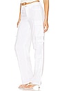 view 3 of 5 Luis 5 Pocket Cargo Pant in White