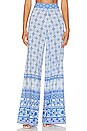 view 1 of 4 Athena Wide Leg Pant in Greek Tile