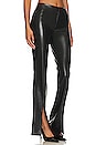 view 2 of 4 Walker Faux Leather Pant in Black