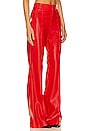 view 2 of 4 Dylan Faux Leather Pant in Bright Ruby