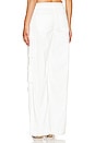 view 3 of 4 Olympia Baggy Cargo Pants in Off White