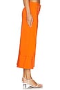 view 3 of 6 БРЮКИ ANDRA HIGH RISE WIDE LEG CROPPED CUFF in Light Mango