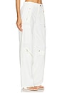 view 2 of 6 Milo High Rise Balloon Leg Cargo Pant in Off White