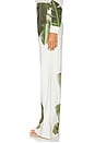 view 3 of 6 Dylan Pant in Jungle Palm Off White