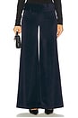 view 1 of 6 Olivia Low Rise Wide Leg Flare Pant in Dark Midnight Blue