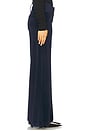 view 3 of 6 Olivia Low Rise Wide Leg Flare Pant in Dark Midnight Blue