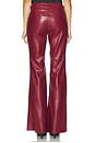 view 4 of 6 CALÇA BOOTCUT SLIM DE CINTURA MÉDIA ANDREW in Oxblood