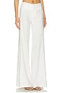 view 2 of 6 Olivia Wide Leg Cuffed Pant in Off White