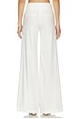 view 4 of 6 Olivia Wide Leg Cuffed Pant in Off White