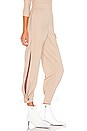 view 3 of 5 Miami Side Slit Jogger in Nude