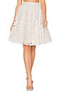 view 1 of 4 FALDA EARLA in White & Sesame