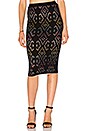 view 1 of 5 Ani Pencil Skirt in Black & Multi