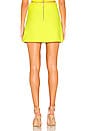 view 3 of 4 Shaylee Wrap Mini Skirt in Neon Yellow