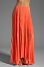 view 1 of 6 Shannon Pleated Maxi Skirt in Papaya