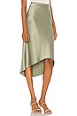 view 2 of 4 Maeve Hi Lo Slip Skirt in Sage