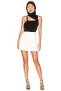 view 4 of 5 Baker Cable Flare Mini Skirt in Soft White