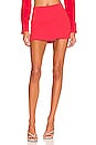 view 1 of 4 Lilia Crossover Skirt in Bright Poppy