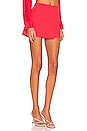 view 2 of 4 Lilia Crossover Skirt in Bright Poppy