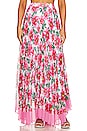 view 1 of 4 Katz Pleated Maxi Skirt in High Tea Floral