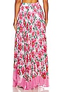 view 3 of 4 Katz Pleated Maxi Skirt in High Tea Floral