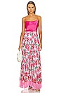 view 4 of 4 Katz Pleated Maxi Skirt in High Tea Floral