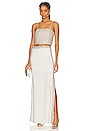 view 5 of 6 Marilynn Maxi Skirt in Off White