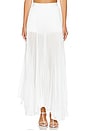 view 1 of 6 Katz Pleat Maxi Skirt With Hot Pant in Off White