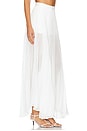 view 2 of 6 Katz Pleat Maxi Skirt With Hot Pant in Off White