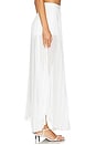 view 3 of 6 Katz Pleat Maxi Skirt With Hot Pant in Off White