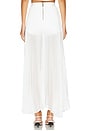 view 4 of 6 Katz Pleat Maxi Skirt With Hot Pant in Off White