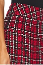 view 6 of 6 MERA ミニスカート in Schoolgirl Plaid Bright Ruby