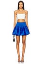 view 5 of 6 Arden Mini Skirt in True Blue