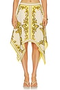 view 1 of 6 Davina Handkerchief Skirt in Golden Coast