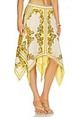 view 2 of 6 Davina Handkerchief Skirt in Golden Coast