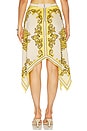 view 4 of 6 Davina Handkerchief Skirt in Golden Coast