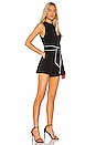 HARLAN EMBROIDERED SS POLO ROMPER