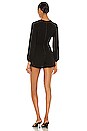 view 3 of 3 Sinclair Cowl Neck Romper in Black