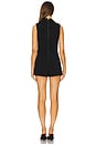 view 3 of 4 Carlena Tuxedo Romper in Black