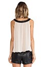 view 3 of 5 Antonia Leather Neckband Tank in Nude
